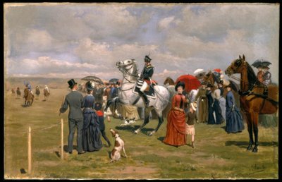 JAVoirin, Ansioso para Participar da Raça - Pintura, 19º C. de Jules Antoine Voirin